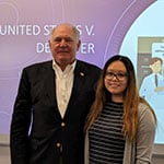 Maria Campos with Dr. Griffin Photo